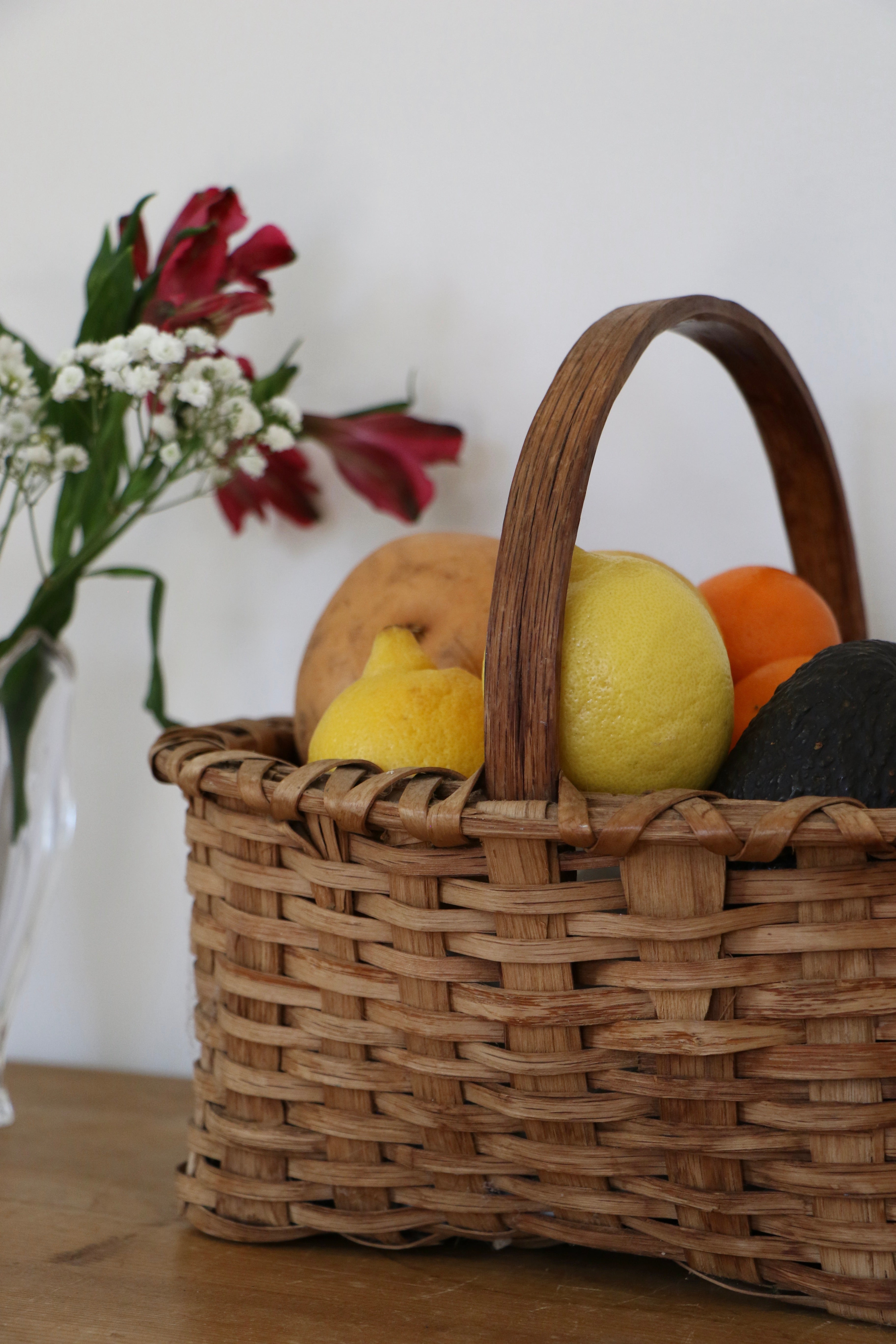 Handwoven Utility Basket, 19th Century