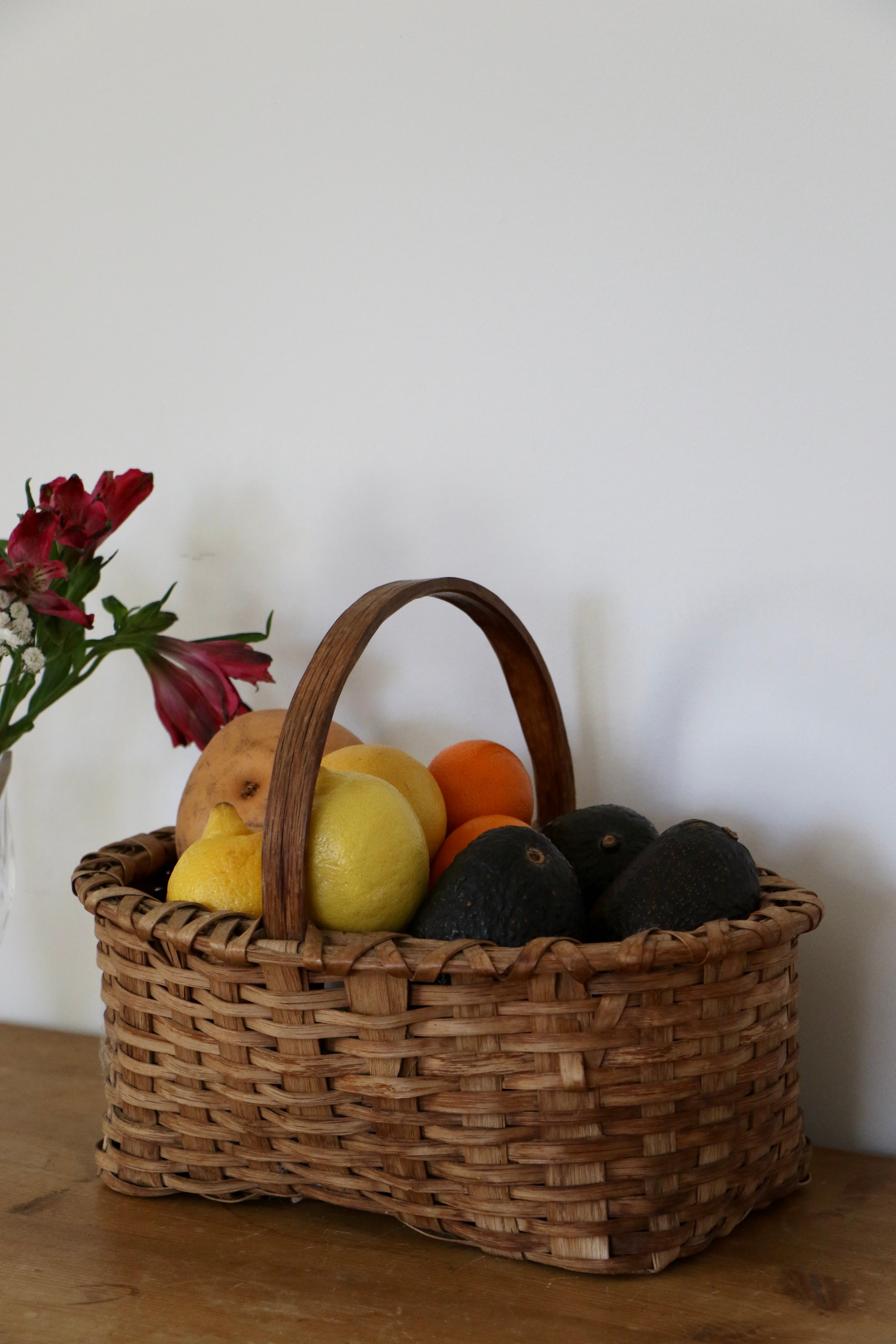 Handwoven Utility Basket, 19th Century