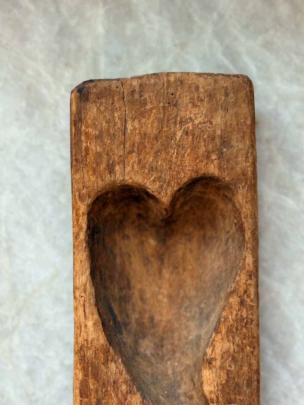Hand-Carved Wooden Butter Mold, 19th Century