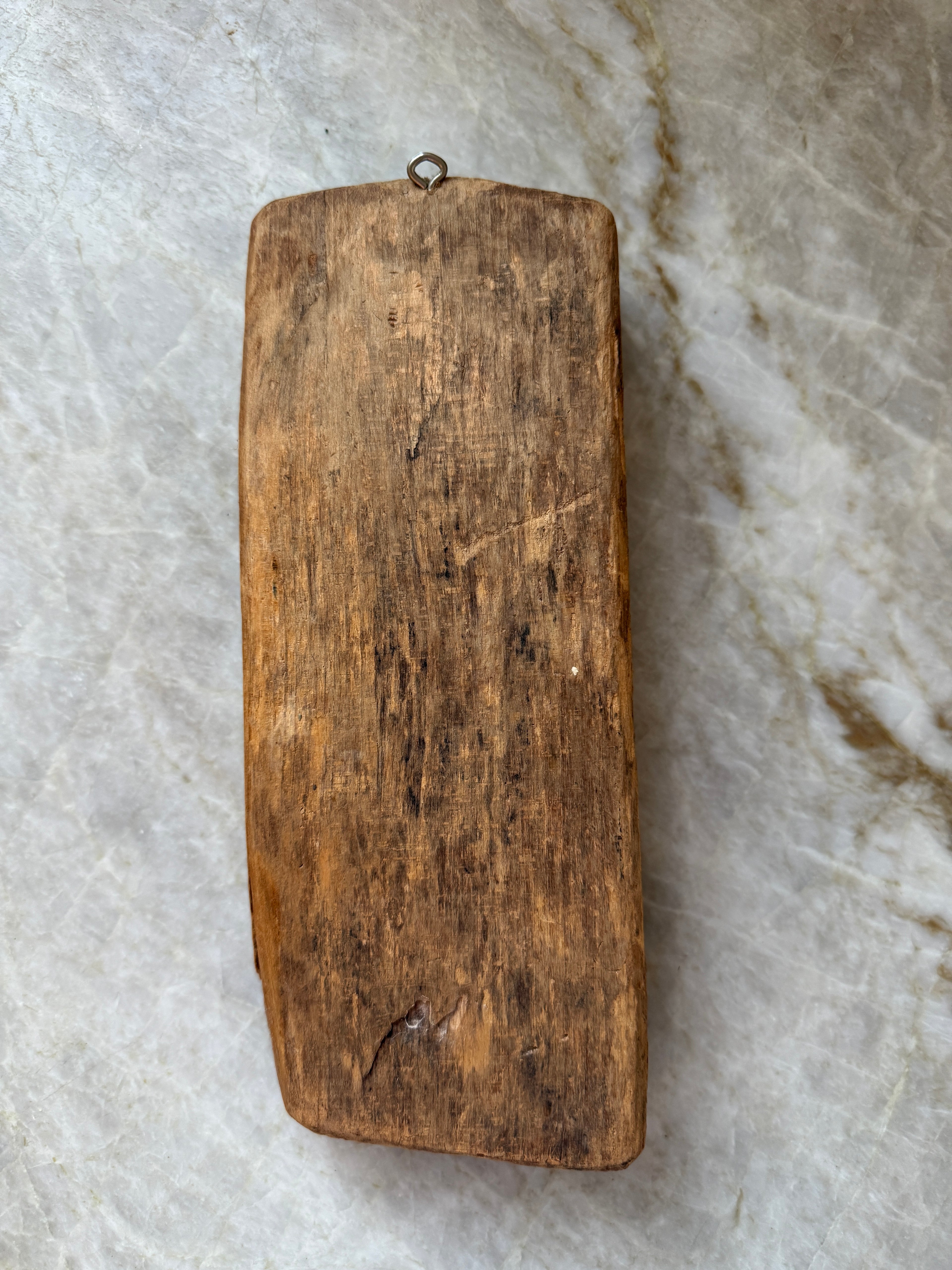 Hand-Carved Wooden Butter Mold, 19th Century