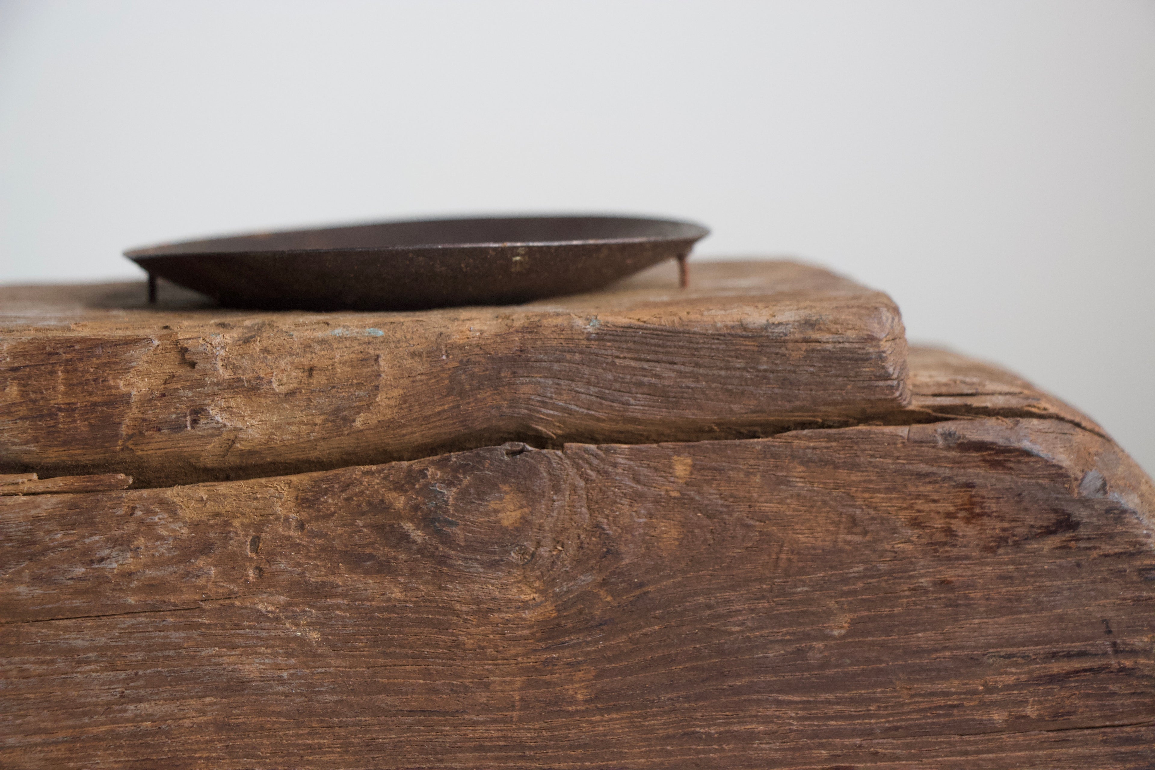 Teak Block Candle Holder - Small