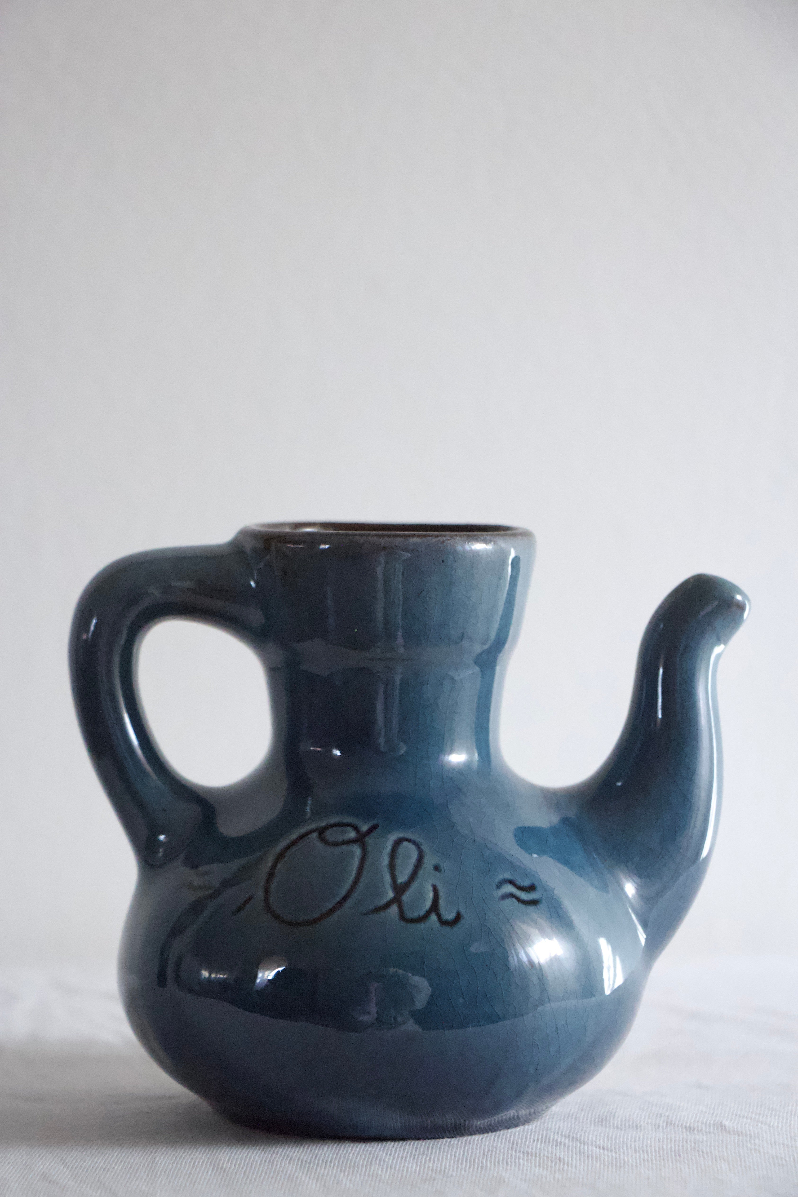 Spanish Ceramic Cruet Set, 20th Century