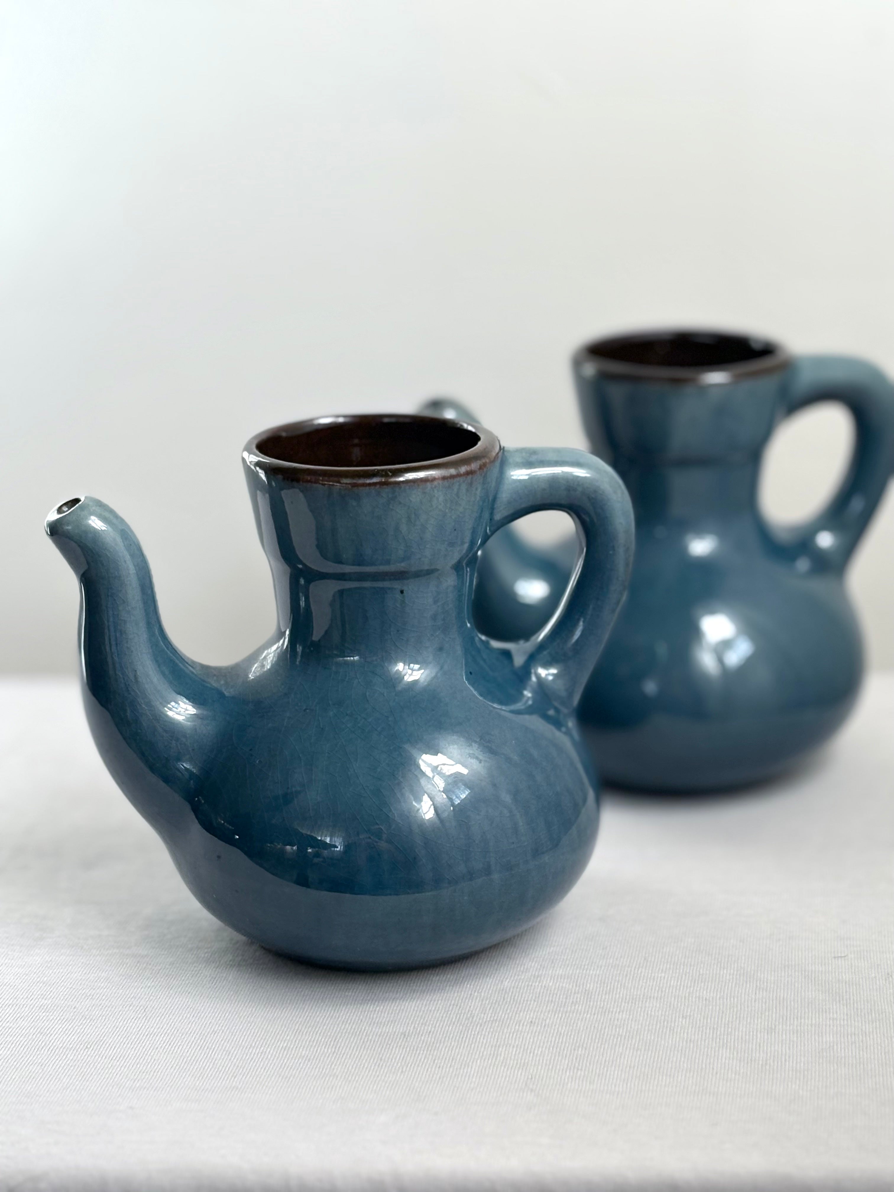 Spanish Ceramic Cruet Set, 20th Century